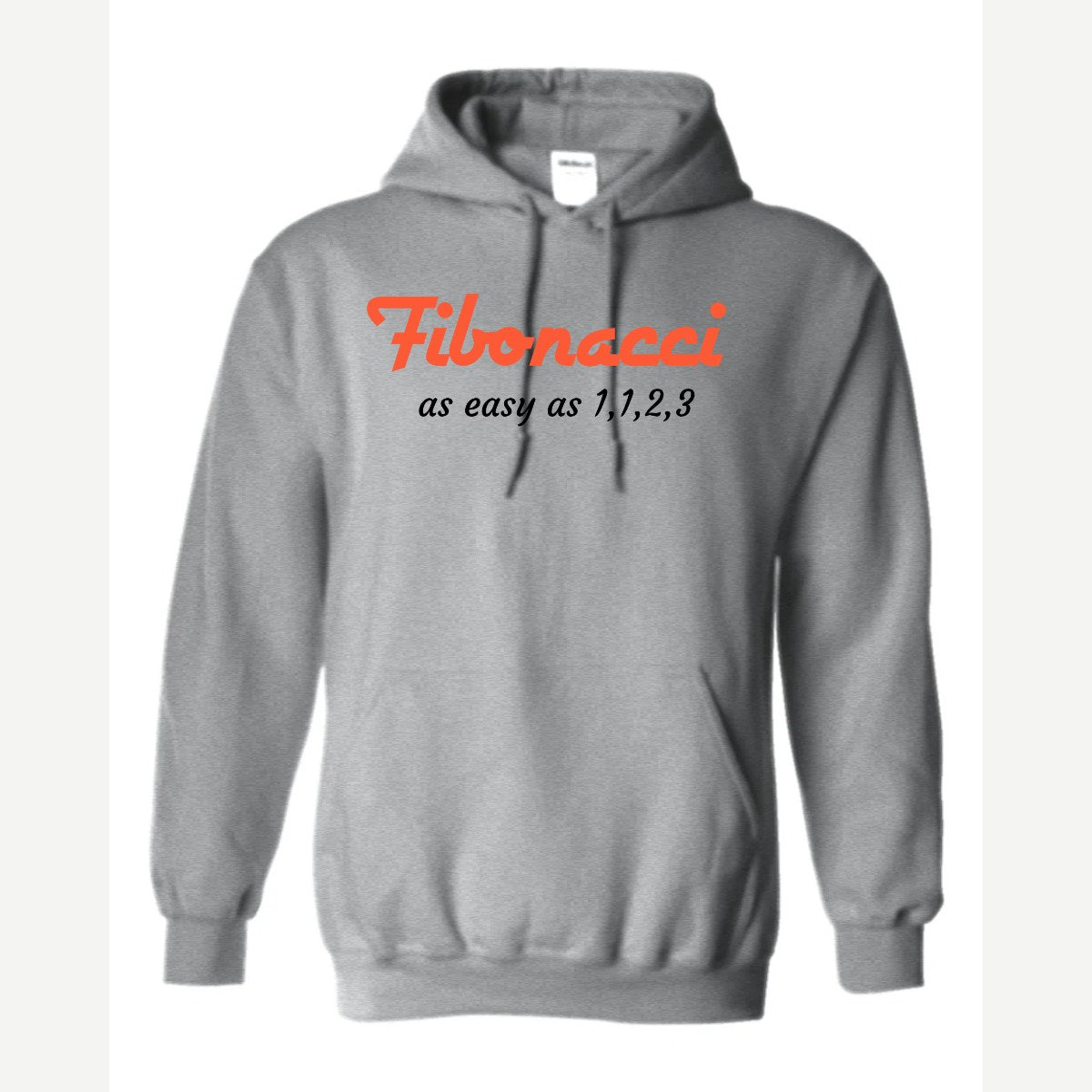 Fibonacci: Easy as 1, 1, 2, 3 — Hoodie / Sport Grey