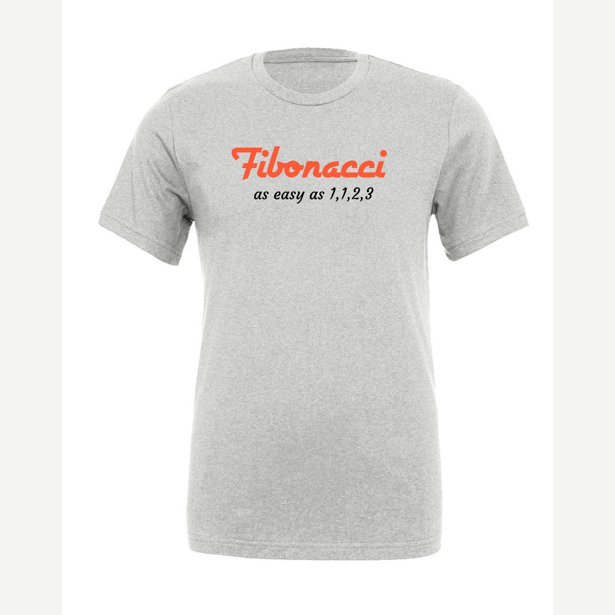 Fibonacci: Easy as 1, 1, 2, 3 — Premium Tee / Athletic Heather