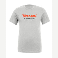Fibonacci: Easy as 1, 1, 2, 3 — Premium Tee / Athletic Heather