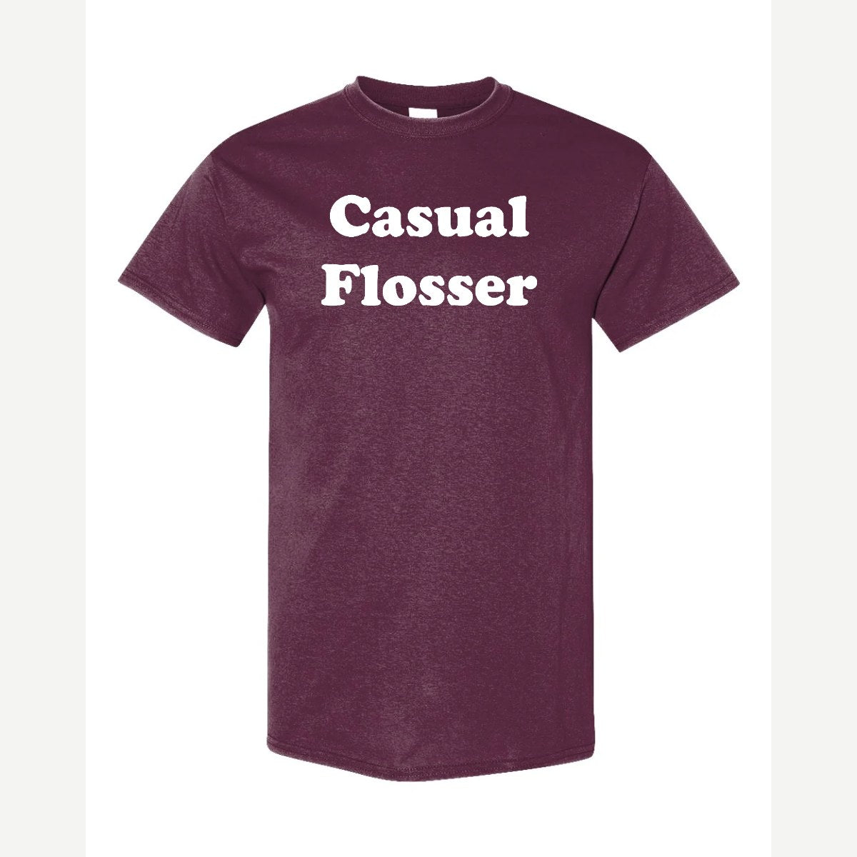 Flosser — Classic Tee / Maroon