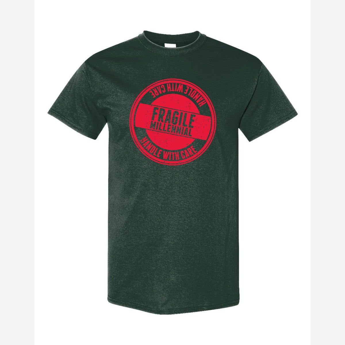 Fragile — Classic Tee / Forest Green