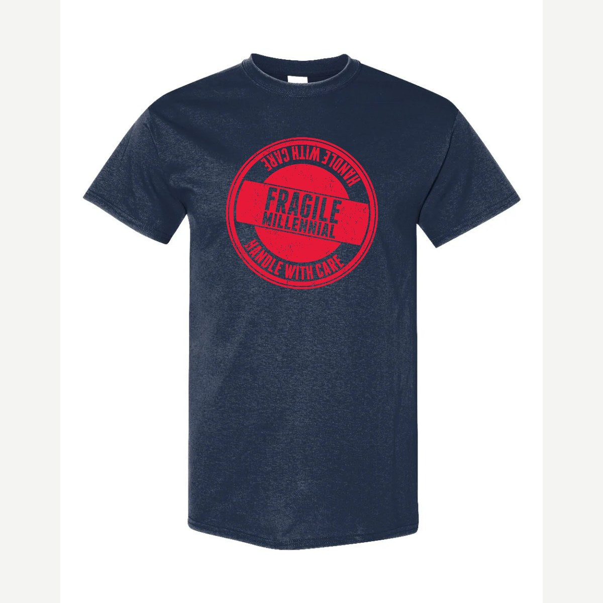 Fragile — Classic Tee / Navy