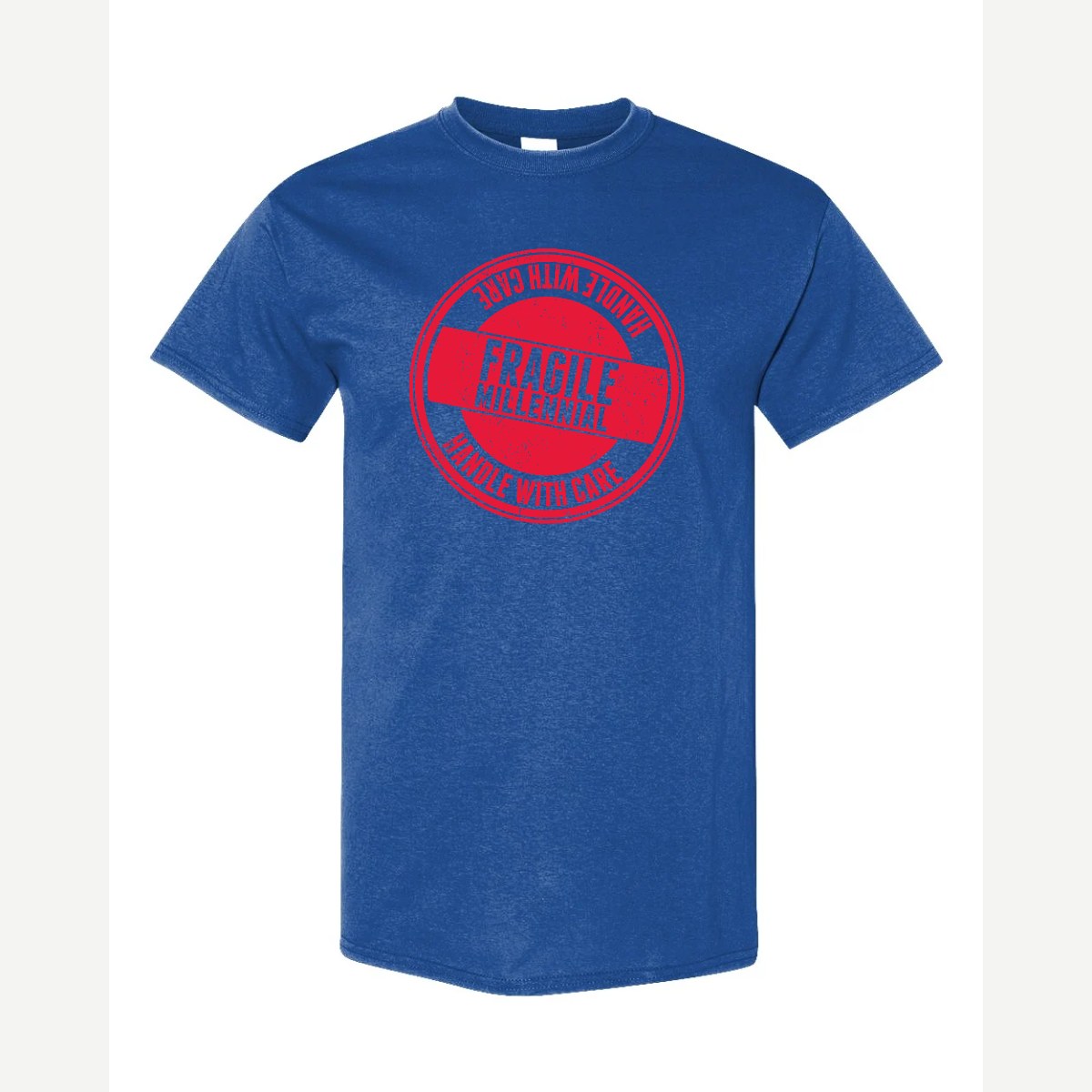 Fragile — Classic Tee / Royal