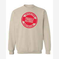 Fragile — Crewneck Sweatshirt / Sand