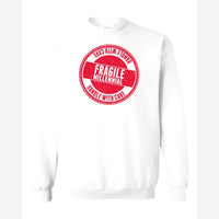 Fragile — Crewneck Sweatshirt / White