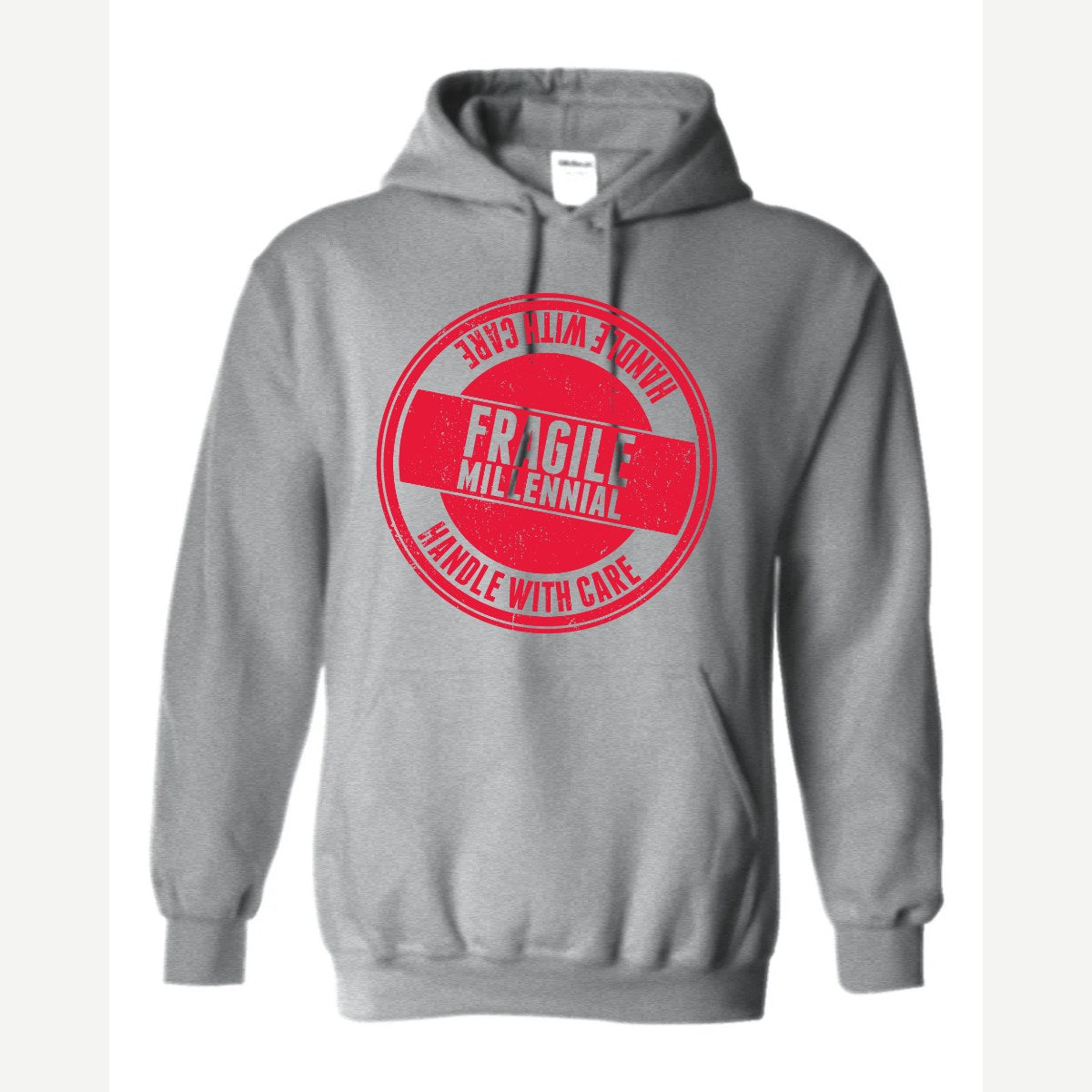 Fragile — Hoodie / Sport Grey