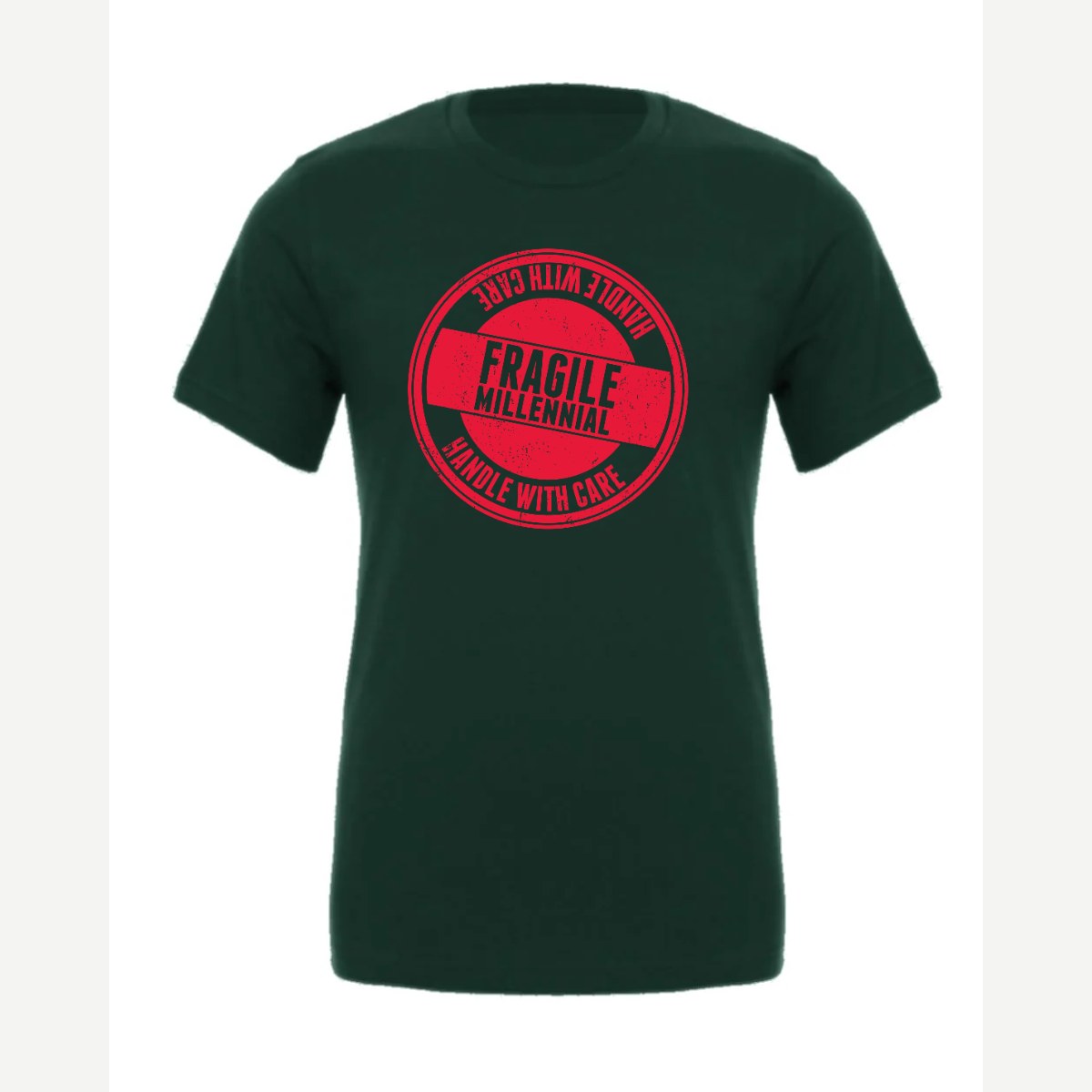 Fragile — Premium Tee / Forest
