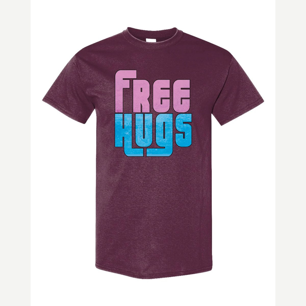 Free Hugs — Classic Tee / Maroon