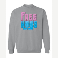Free Hugs — Crewneck Sweatshirt / Sport Grey