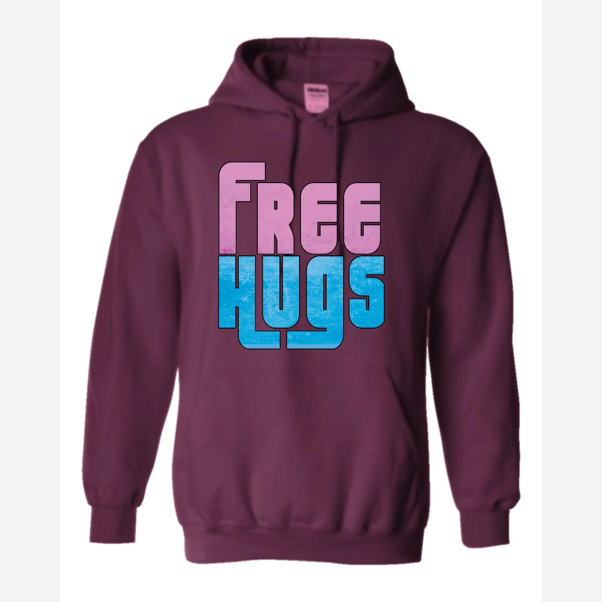 Free Hugs — Hoodie / Maroon
