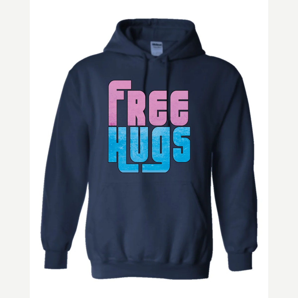 Free Hugs — Hoodie / Navy