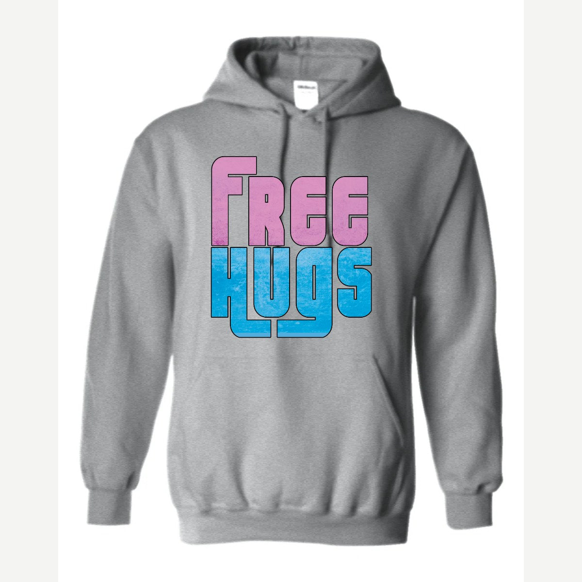 Free Hugs — Hoodie / Sport Grey