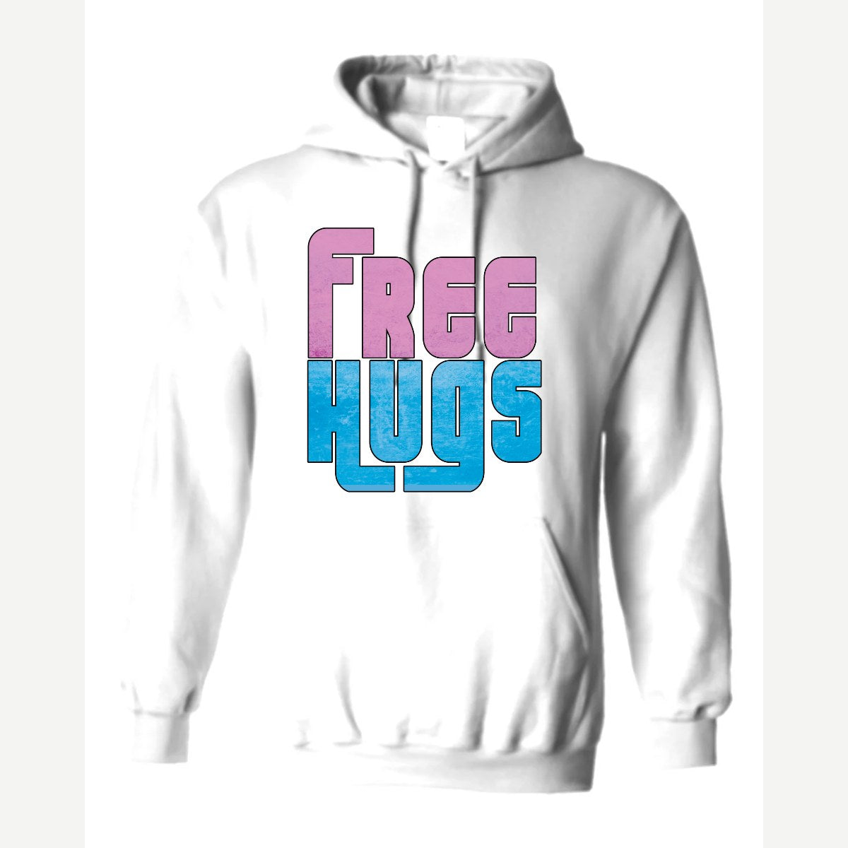Free Hugs — Hoodie / White