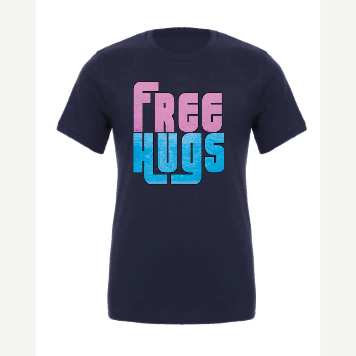 Free Hugs — Premium Tee / Navy