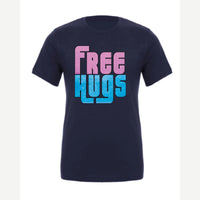 Free Hugs — Premium Tee / Navy
