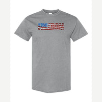 Freedom Flag — Classic Tee / Sport Grey