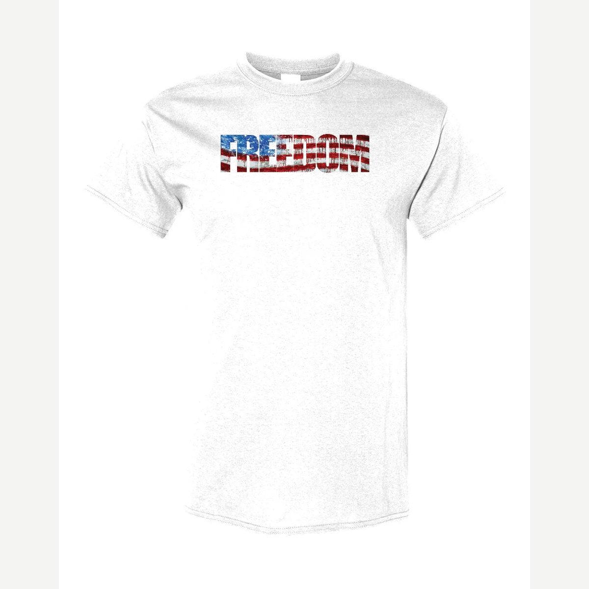 Freedom Flag — Classic Tee / White
