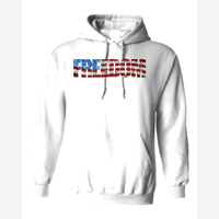 Freedom Flag — Hoodie / White