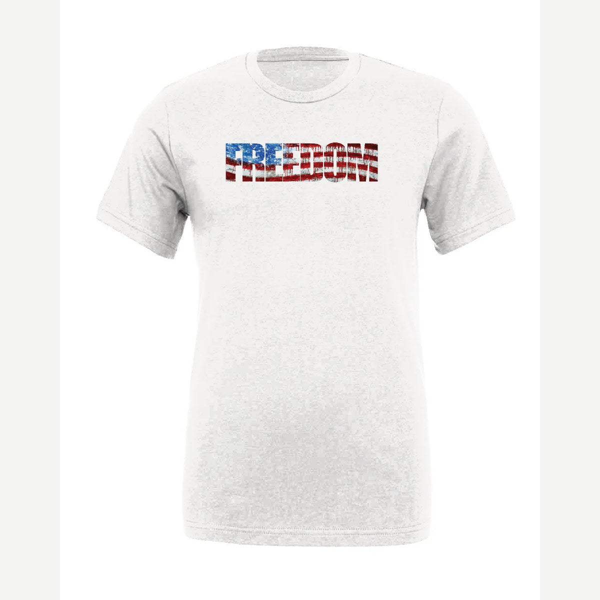 Freedom Flag — Premium Tee / White