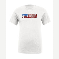 Freedom Flag — Premium Tee / White