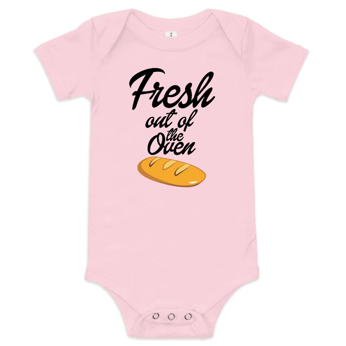 Fresh Out of the Oven — Baby Bodysuit / Pink