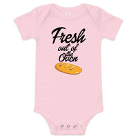 Fresh Out of the Oven — Baby Bodysuit / Pink