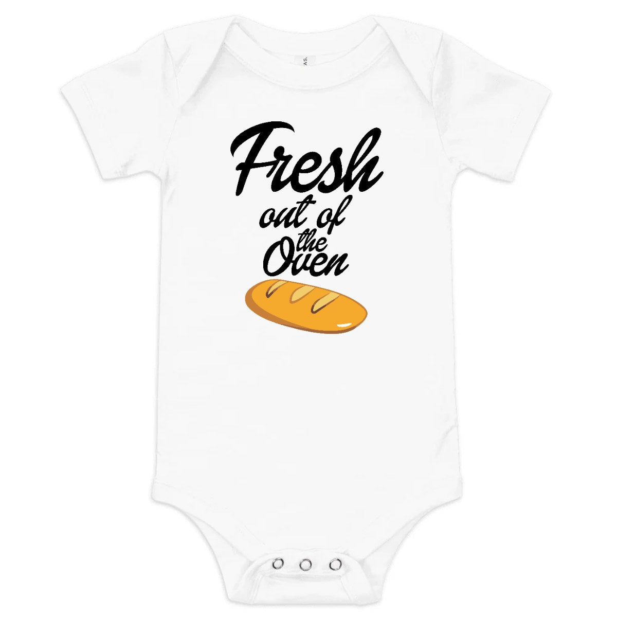 Fresh Out of the Oven — Baby Bodysuit / White