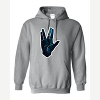 Galaxy Hand Salute — Hoodie / Sport Grey