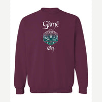 Game on — Crewneck Sweatshirt / Maroon