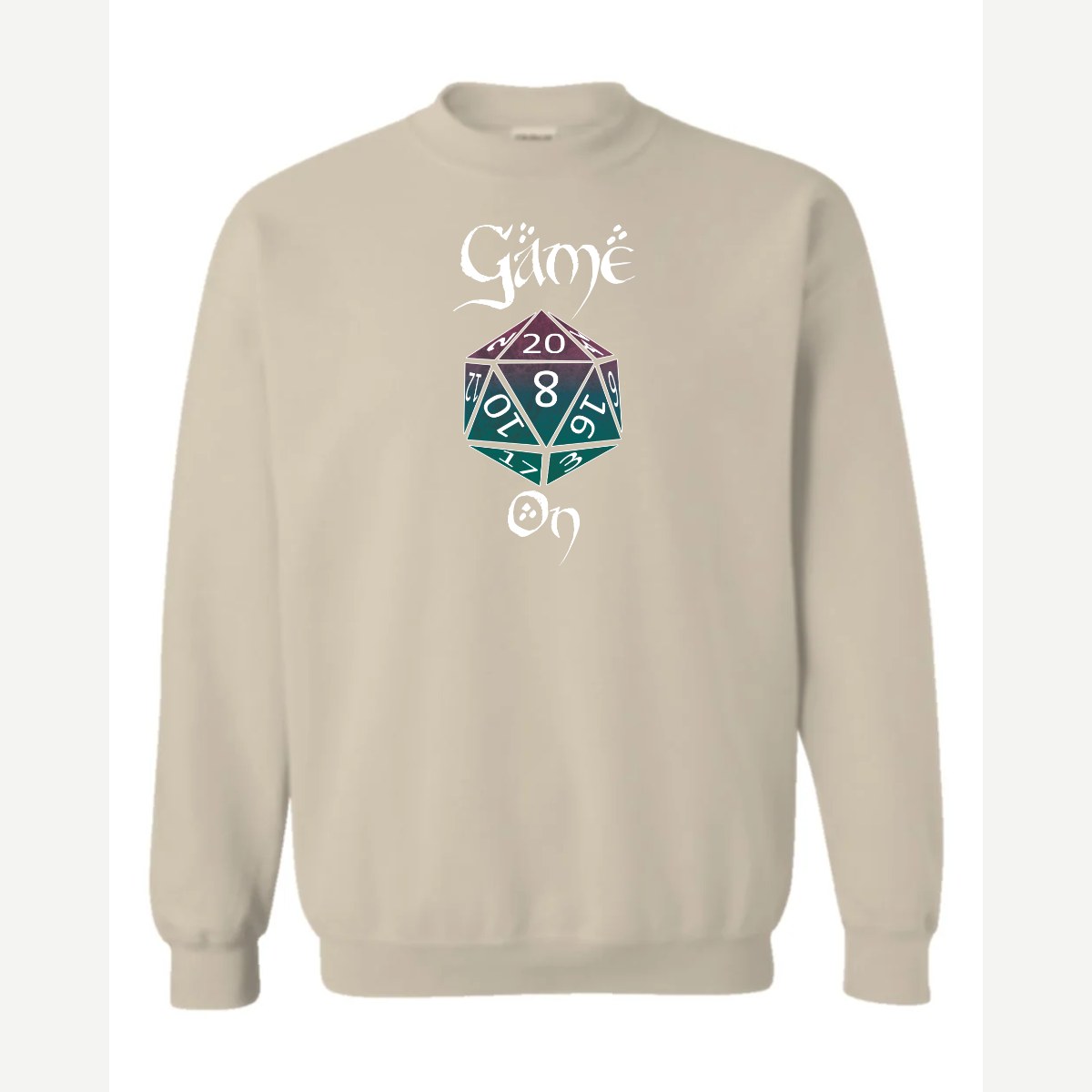 Game on — Crewneck Sweatshirt / Sand