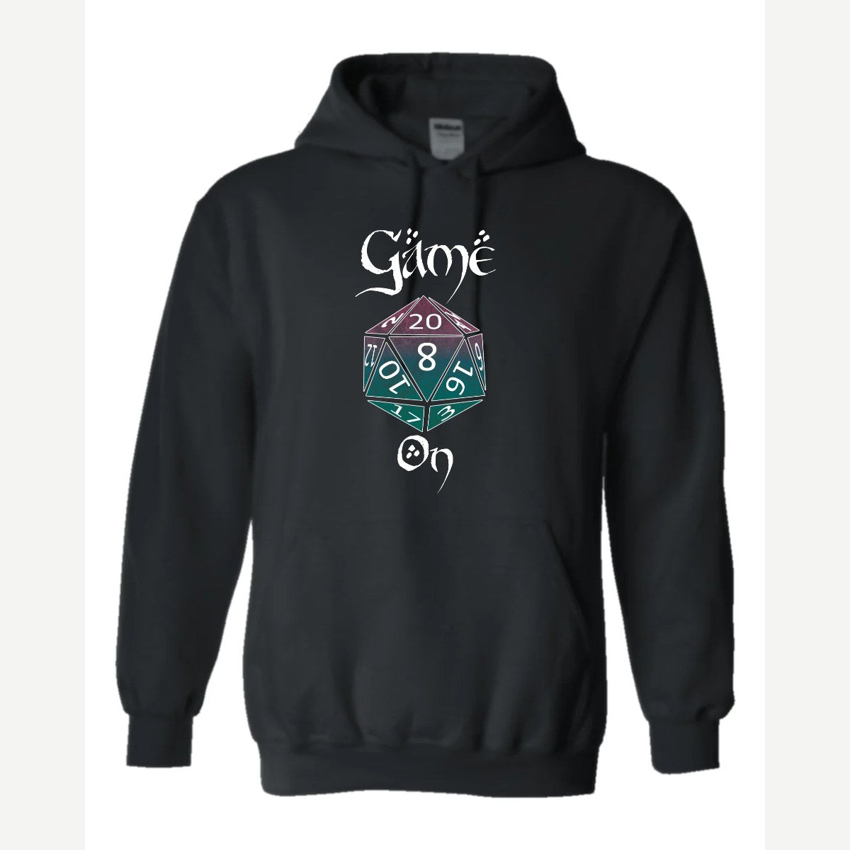 Game on — Hoodie / Black