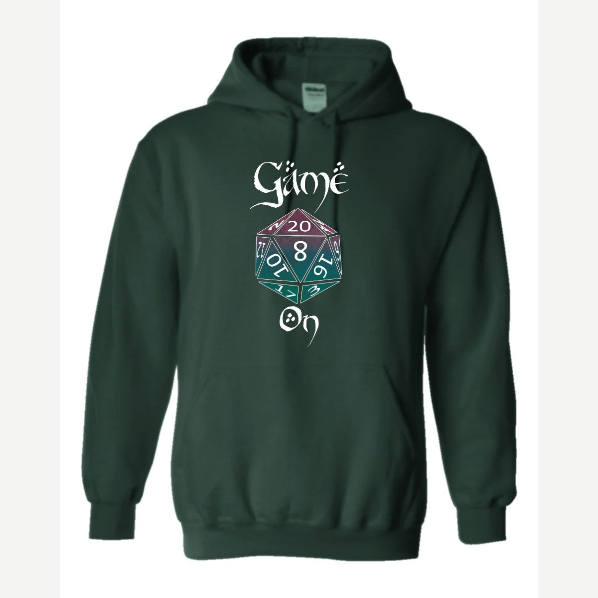 Game on — Hoodie / Forest Green