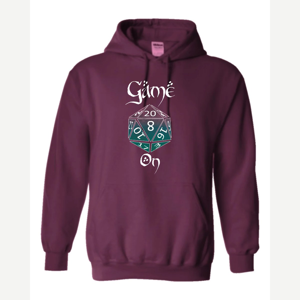 Game on — Hoodie / Maroon