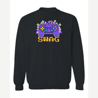Gamer Swag — Crewneck Sweatshirt / Black