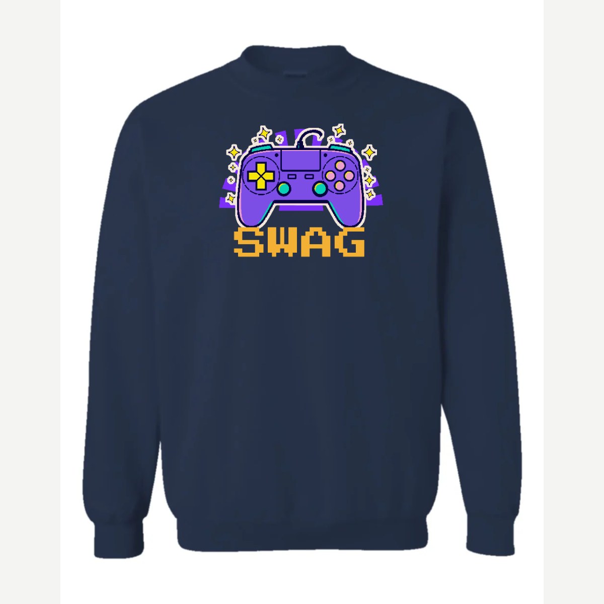 Gamer Swag — Crewneck Sweatshirt / Navy
