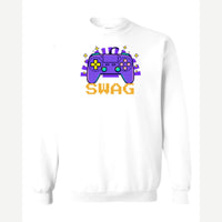 Gamer Swag — Crewneck Sweatshirt / White