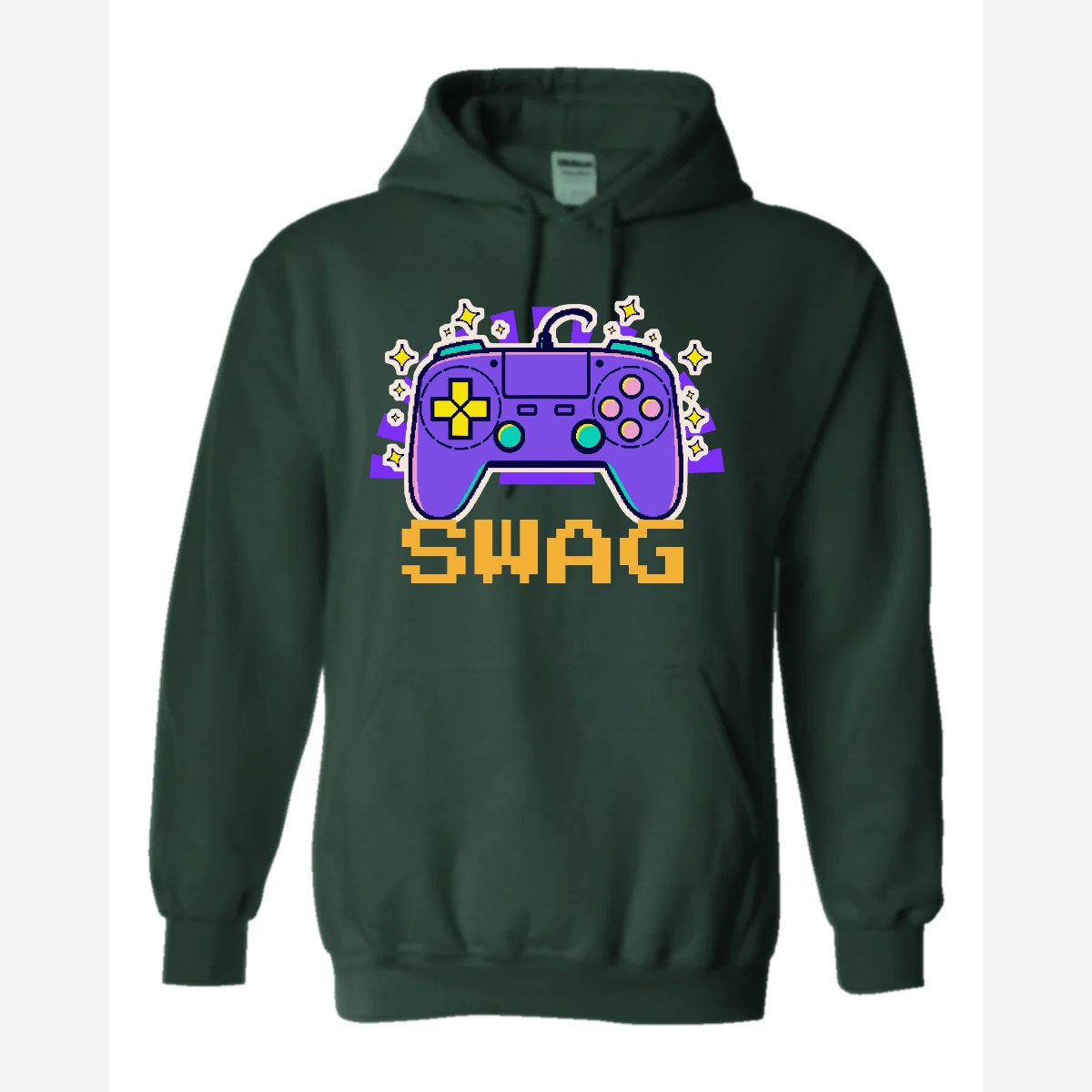 Gamer Swag — Hoodie / Forest Green