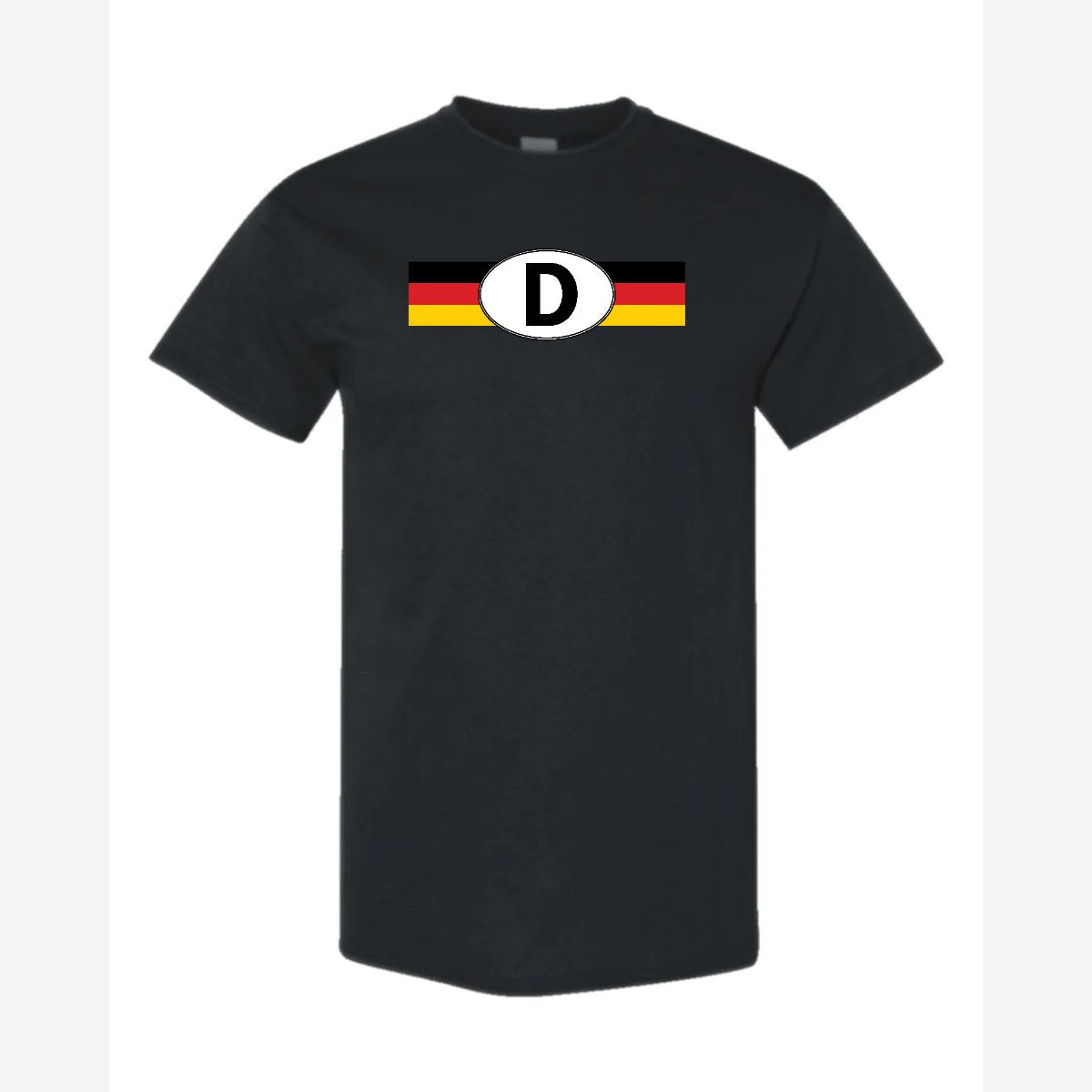 Germany D Oval — Classic Tee / Black