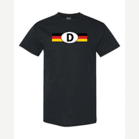 Germany D Oval — Classic Tee / Black