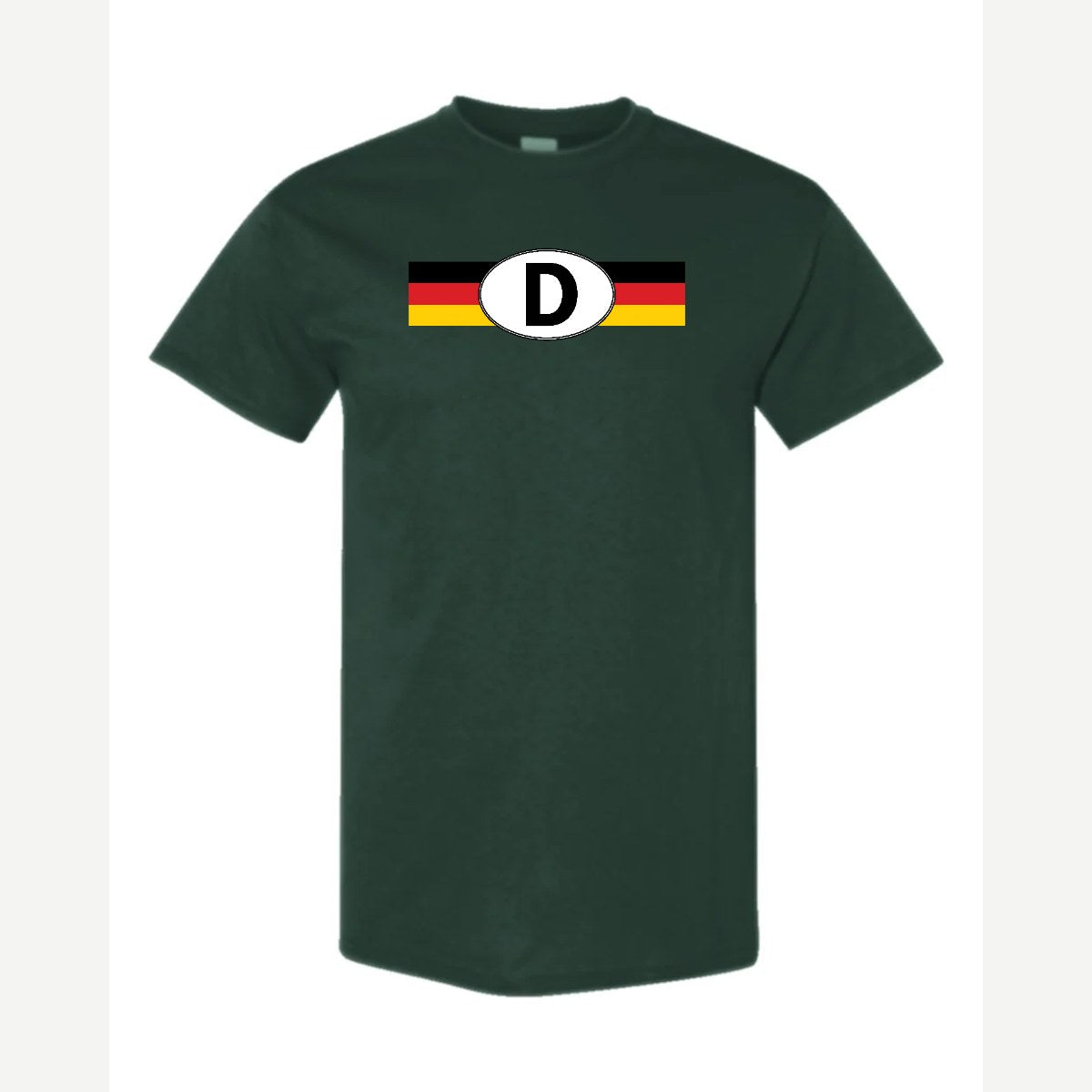Germany D Oval — Classic Tee / Forest Green