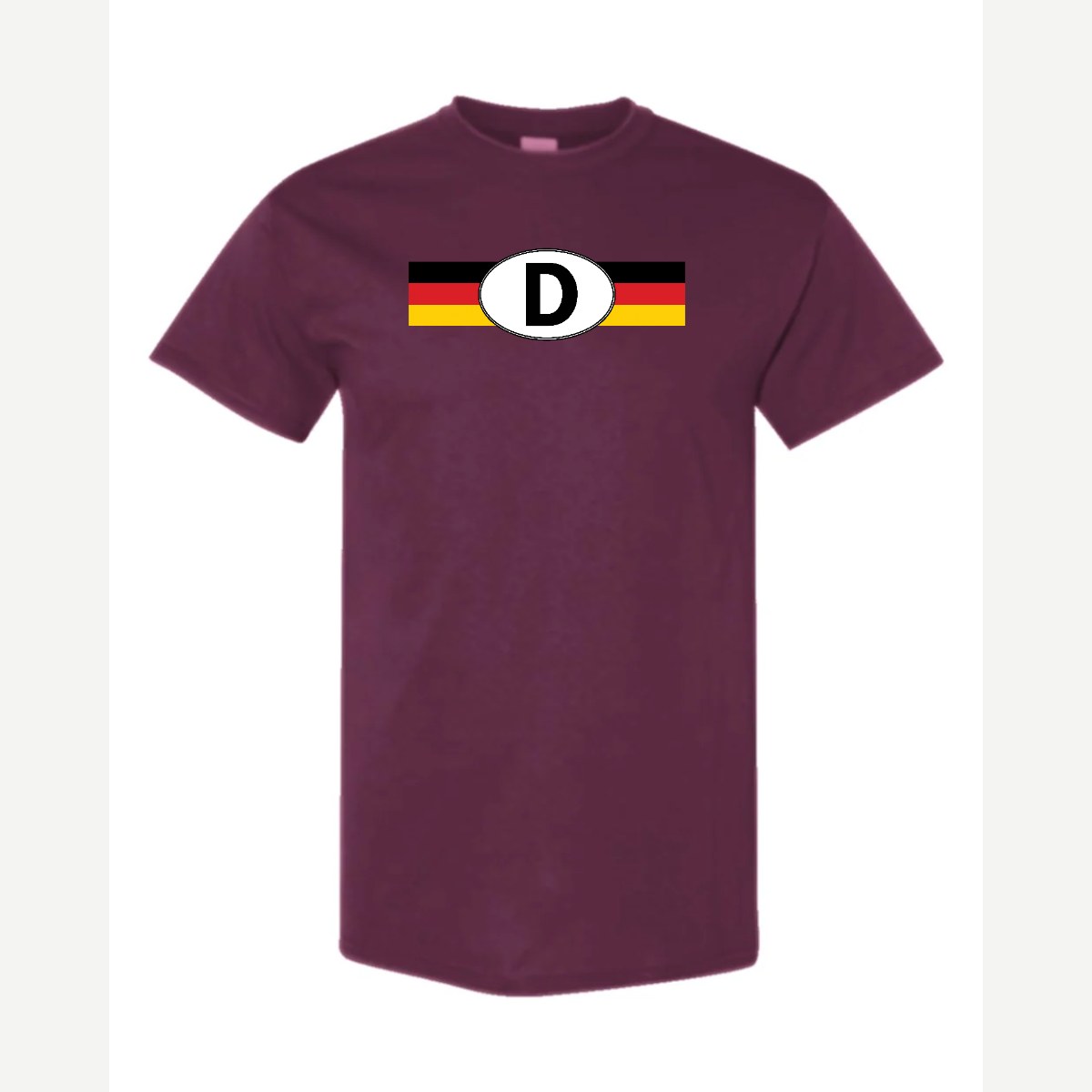 Germany D Oval — Classic Tee / Maroon