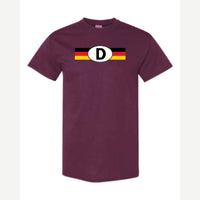 Germany D Oval — Classic Tee / Maroon