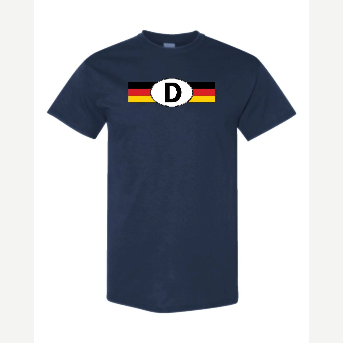 Germany D Oval — Classic Tee / Navy