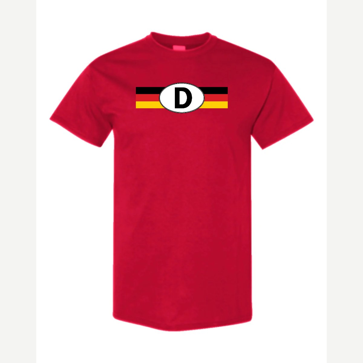 Germany D Oval — Classic Tee / Red