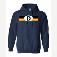 Germany D Oval — Hoodie / Navy