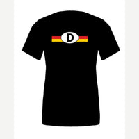 Germany D Oval — Premium Tee / Black