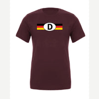 Germany D Oval — Premium Tee / Maroon