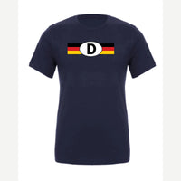 Germany D Oval — Premium Tee / Navy