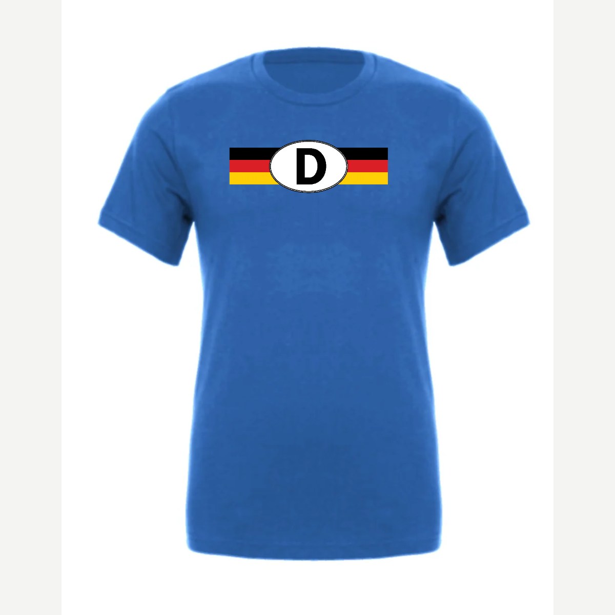 Germany D Oval — Premium Tee / True Royal