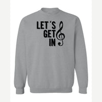 Get in Treble — Crewneck Sweatshirt / Sport Grey